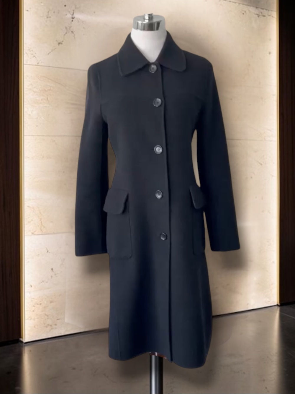 NICE CLAUP WOOL BLEND COAT SIZE SMALL
